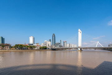 Fototapeta premium Ningbo modern city architectural scenery