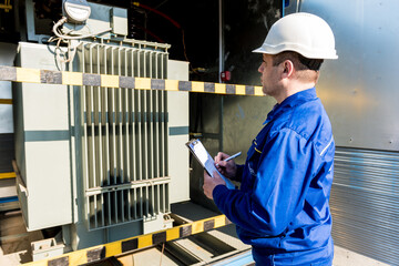 Execution of electrical measuring works on the power transformer