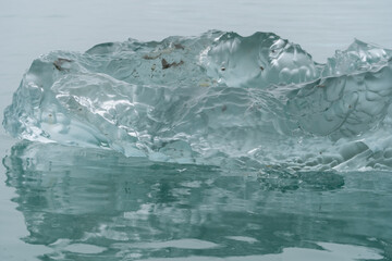 Ice berg detail in South East Alaska