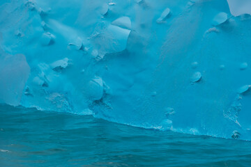 Ice berg detail in South East Alaska