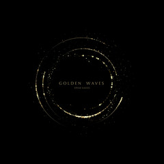 glitter background, luxury gold stardust light