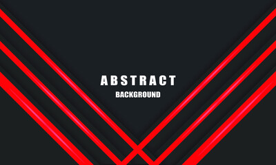 abstract red and black is a light pattern with gradient on a modern dark black texture background.