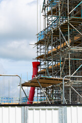 Residential housebuilding construction site UK
