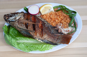 grilled whole fish