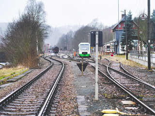 train on railway