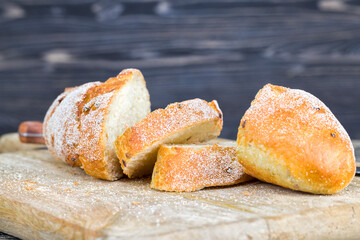 fresh and warm bread