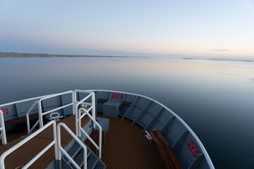 Fototapeta premium Ship's bow in Baja California Sur of Mexico