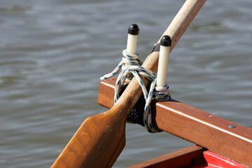 steering oar of a dragon boat