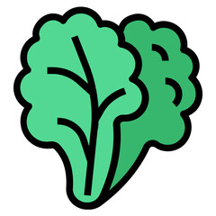 salad Color line icon