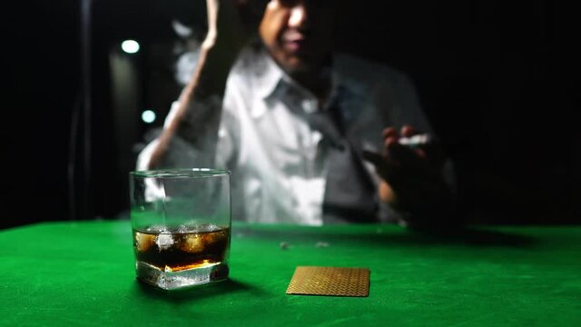 glass of water on table
