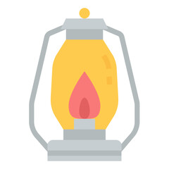 lantern flat icon