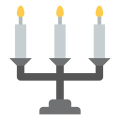 candle flat icon