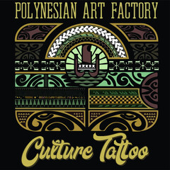 culture tattoo design vector illustration for use in design and print poster canvas
