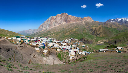 Lezgi village Kurush in Dagestan - the highest mountain settlement in Europe