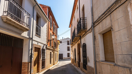 Fototapeta na wymiar streets of Gaianes, in the province of Alicante, Spain.