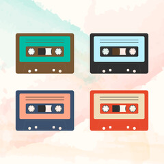 Vintage tape cassette