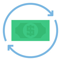 cashback flat icon