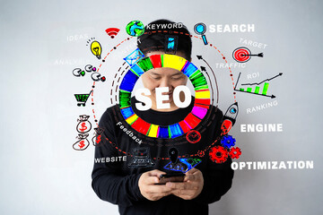 SEO Search Engine Optimization marketing ranking traffic website internet business technology...