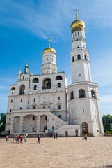 Obraz premium The bell tower of Ivan the Great. The territory of the Moscow KremlinHigh quality photo