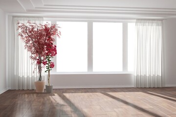 Modern interior design. 3D illustration