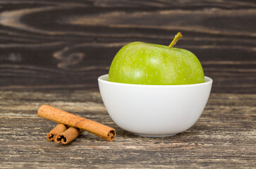 Apple and cinnamon