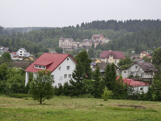 Fototapeta na wymiar houses in the village