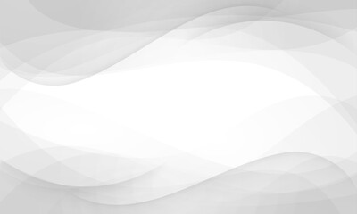 Abstract white and grey color background. Waves pattern and space for text.