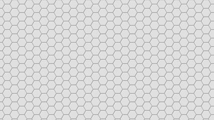 Abstract white texture background hexagon. Vector illustration.