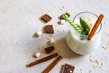 Lassi is a popular traditional dahi, yogurt-based cold drink in India. Lassi is made from yogurt, water, spices, and sometimes fruit and ice cream