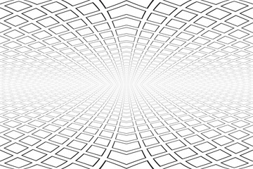 Abstract architectural background. Diminishing perspective.