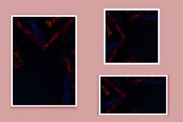 abstract textured polygonal background vector. Blurry triangle design. The pattern can be used for the background.