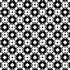floral seamless pattern background.Geometric ornament for wallpapers and backgrounds. Black and white pattern. 