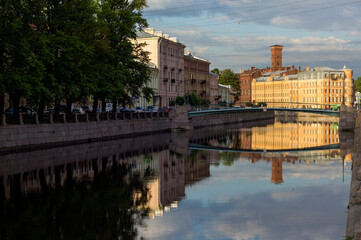 The rivers and canals of St. Petersburg in winter and spring.