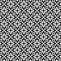 floral seamless pattern background.Geometric ornament for wallpapers and backgrounds. Black and white 

pattern. 
