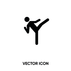 Karate vector icon . Modern, simple flat vector illustration for website or mobile app.Kimono symbol, logo illustration. Pixel perfect vector graphics	