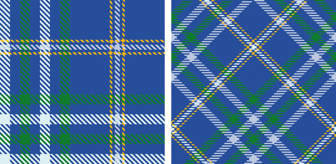 Checkered classical pattern set tartan.