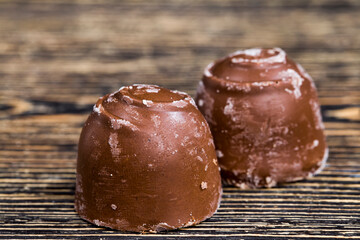 chocolate in the mold