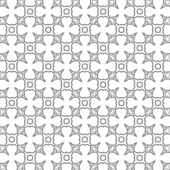 Vector geometric pattern. Repeating elements stylish background abstract ornament for wallpapers and 

backgrounds. Black and white colors 