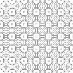 Vector geometric pattern. Repeating elements stylish background abstract ornament for wallpapers and 

backgrounds. Black and white colors 