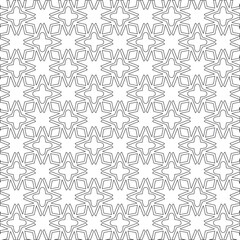 Fototapeta na wymiar Vector geometric pattern. Repeating elements stylish background abstract ornament for wallpapers andbackgrounds. Black and white colors 