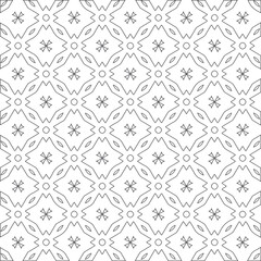 Vector geometric pattern. Repeating elements stylish background abstract ornament for wallpapers and 

backgrounds. Black and white colors 