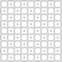 Vector geometric pattern. Repeating elements stylish background abstract ornament for wallpapers and 

backgrounds. Black and white colors 