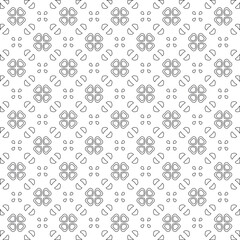 Vector geometric pattern. Repeating elements stylish background abstract ornament for wallpapers and 

backgrounds. Black and white colors 
