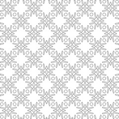 Vector geometric pattern. Repeating elements stylish background abstract ornament for wallpapers and 

backgrounds. Black and white colors 
