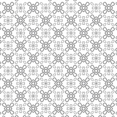 Vector geometric pattern. Repeating elements stylish background abstract ornament for wallpapers and 

backgrounds. Black and white colors 