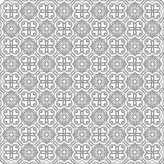Vector geometric pattern. Repeating elements stylish background abstract ornament for wallpapers and 

backgrounds. Black and white colors 