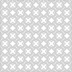 Vector geometric pattern. Repeating elements stylish background abstract ornament for wallpapers and 

backgrounds. Black and white colors 