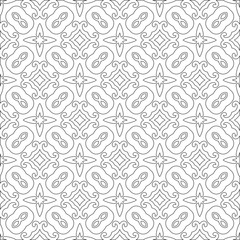 
Vector geometric pattern. Repeating elements stylish background abstract ornament for wallpapers and 

backgrounds. Black and white colors 