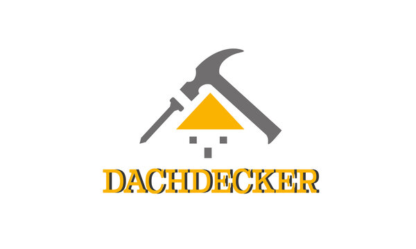 Dachdecker Logo Bedachungen Logo
