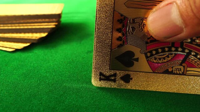 Players Checking Hole Cards